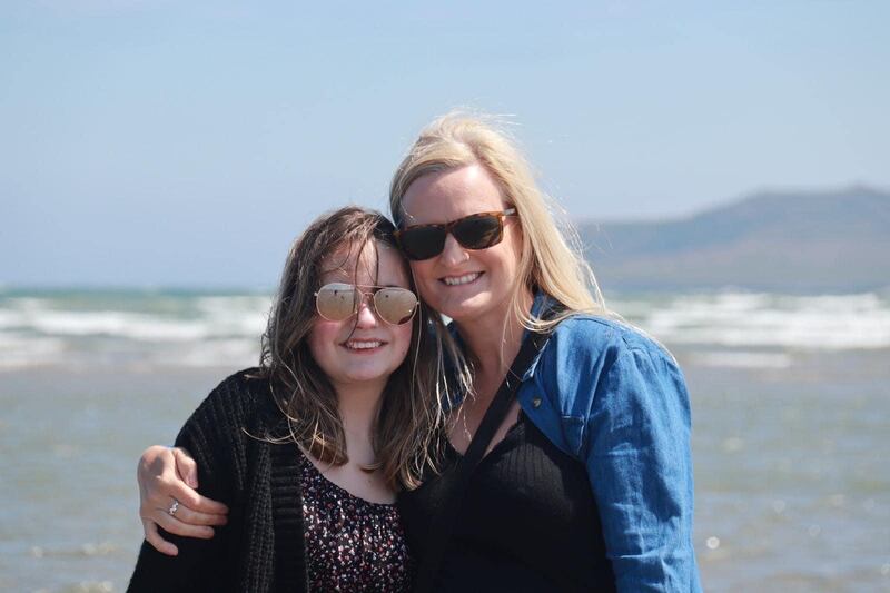 Carolyn Colvin and her daughter Carys