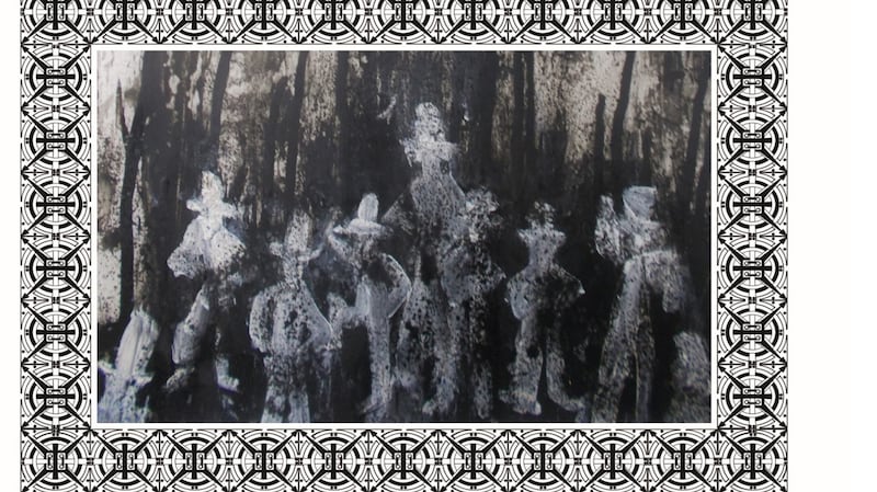 An illustration from Irish Gothic by James Patrick Ryan