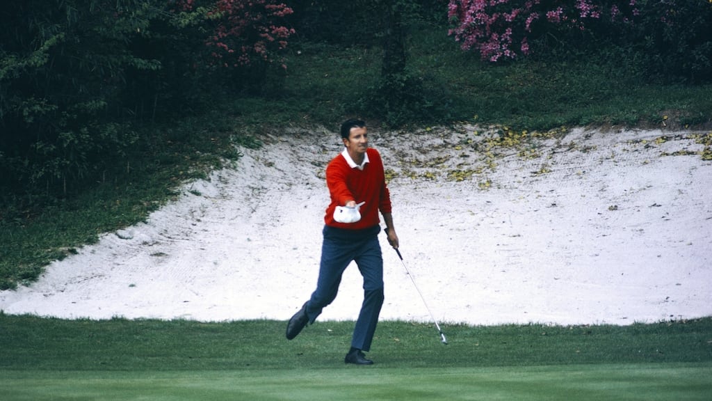 George Archer on his way to winning the 1969 Masters Tournament at Augusta National Golf Club. Photo: Augusta National/Getty Images
