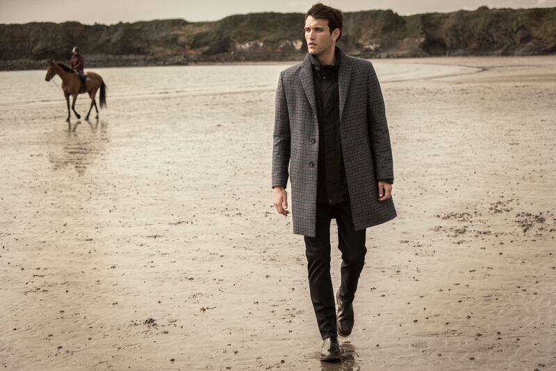 Paul Kerr modelling for Magee