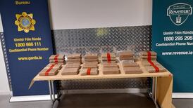 Man arrested after cocaine valued at €2.1m seized in Rosslare