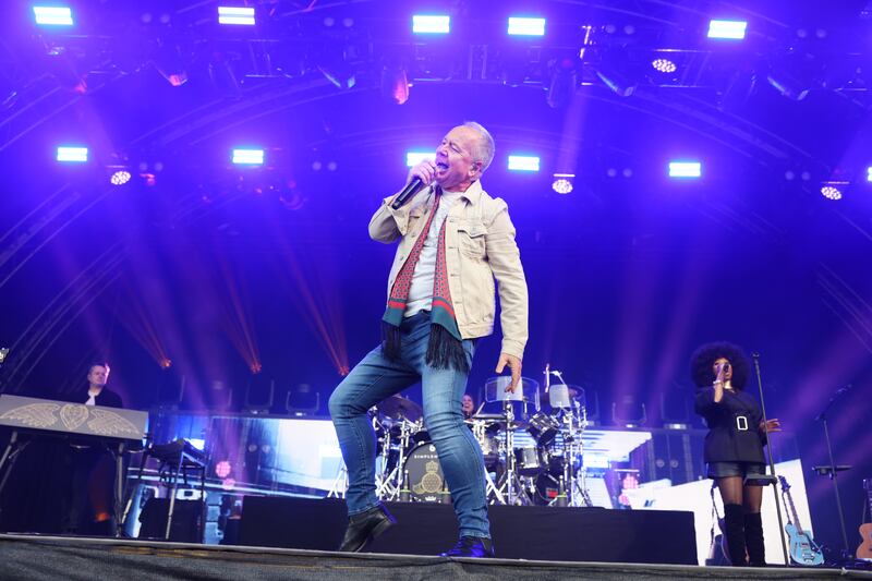 Simple Minds. Photograph: Dara Mac Dónaill