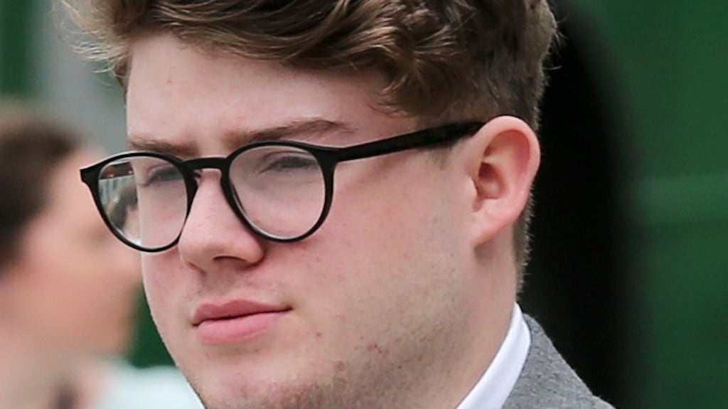 Bailey Laughlin (19) of Ballylin, Ramelton, Co Donegal, pictured at the Central Criminal Court in Dublin where he was sentenced to two years in jail. Photograph: Collins Courts.