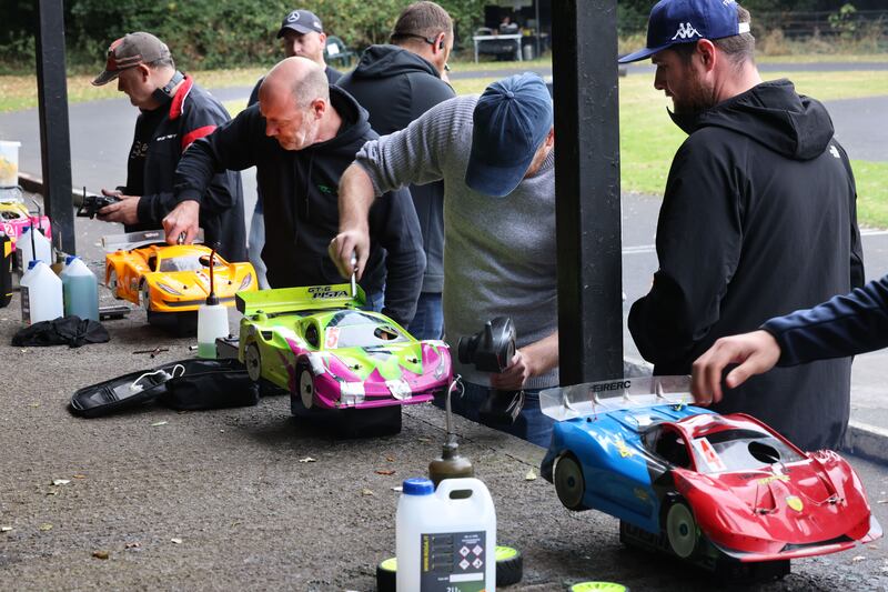 A final tune-up while preparing to race