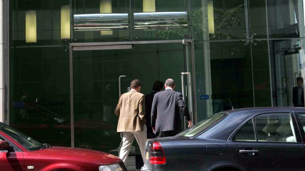 The Forum in Dublin’s IFSC was once home to Depfa Bank. Photograph: Cyril Byrne