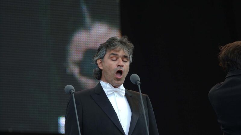 Listen to Andrea Bocelli live in concert.  File photograph: Brian Bateson/Provision