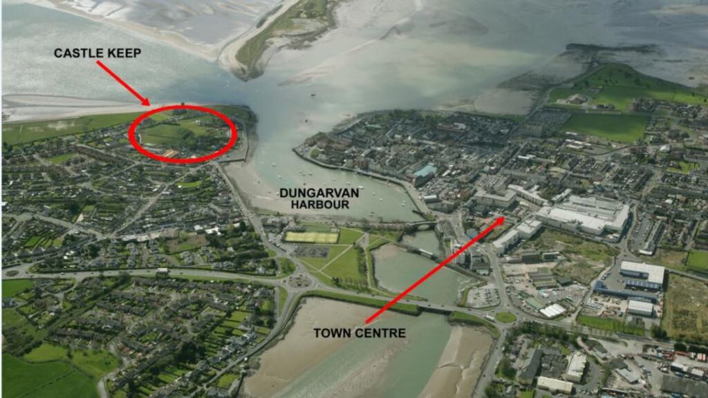 The site with planning permission for 14 large detached houses at Abbeyside stretches to 4.125 acres