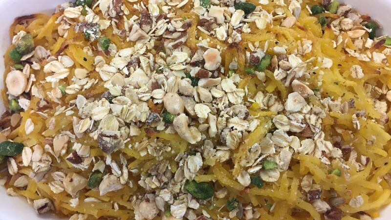 Turnip bake with a granola topping at Beaufield Mews.