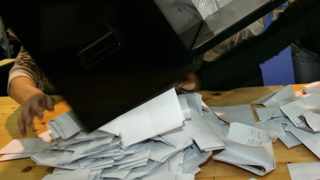 Counting of votes at the RDS will commence at 9am on July 9th. File photograph: The Irish Times
