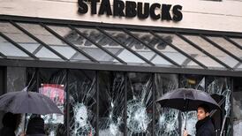 ‘They smashed the window with fists. There’s blood on the glass’