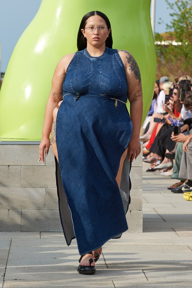 Sinéad O’Dwyer's footwear collection was a collaboration with Grounds Footwear. Photograph: James Cochrane