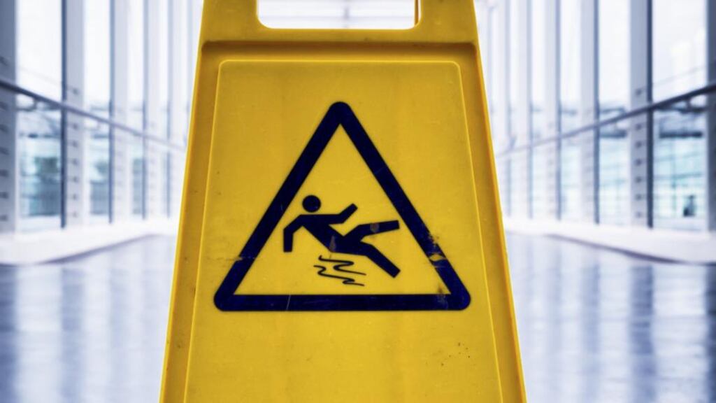 Slips, trips and falls were the most common accident type, accounting for 67 per cent of total public liability awards