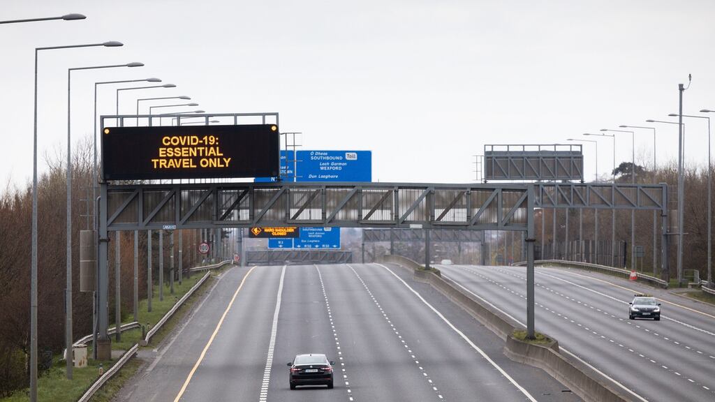 The M50 in Dublin on March 29th.Photograph: Tom Honan