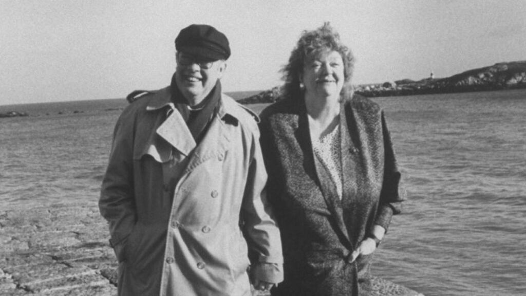 Beloved: Maeve Binchy with her husband, Gordon Snell, in 1991. Photograph: Ian Cook/Time Life Pictures/Getty Images