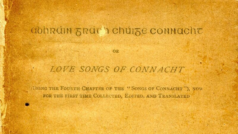 Love Songs of Connaught by Douglas Hyde given to Margaret Clarke and inscribed by Harry Clarke. De Burca Rare Books €675
