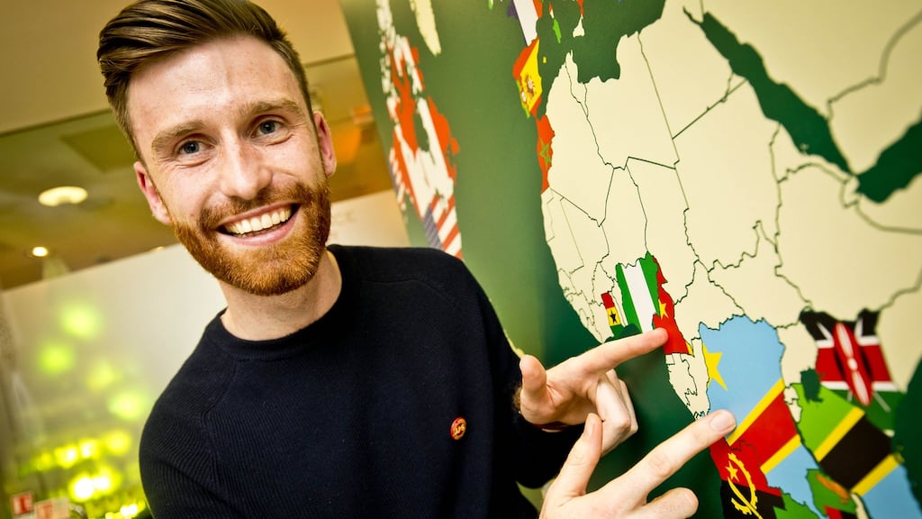 Cathal Daly: ‘I had very mixed work experience before joining the programme ranging from a transition year mini-company selling calendars, to a summer job in a greenhouse in the Wicklow Mountains to an internship with a multinational bank in the IFSC.’ Photograph: Chris Bellew/Fennell Photography/Courtesy of Jameson