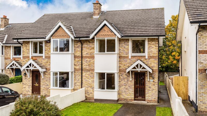 The  four-bedroom semi-detached property is in good condition.