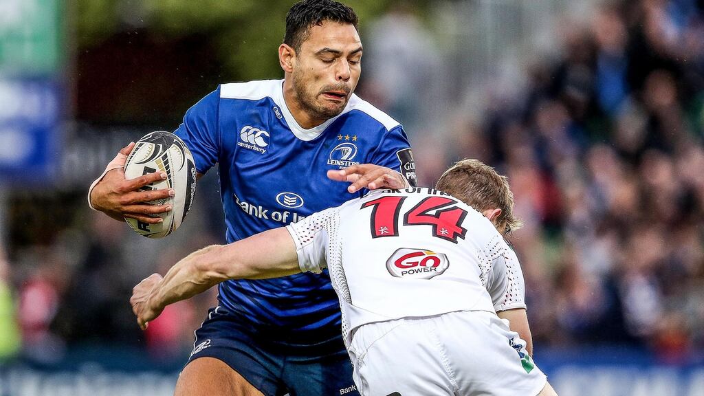 Leinster centre Ben Te’o has been named in England’s squad to tour Australia this summer. Photograph: Dan Sheridan/Inpho