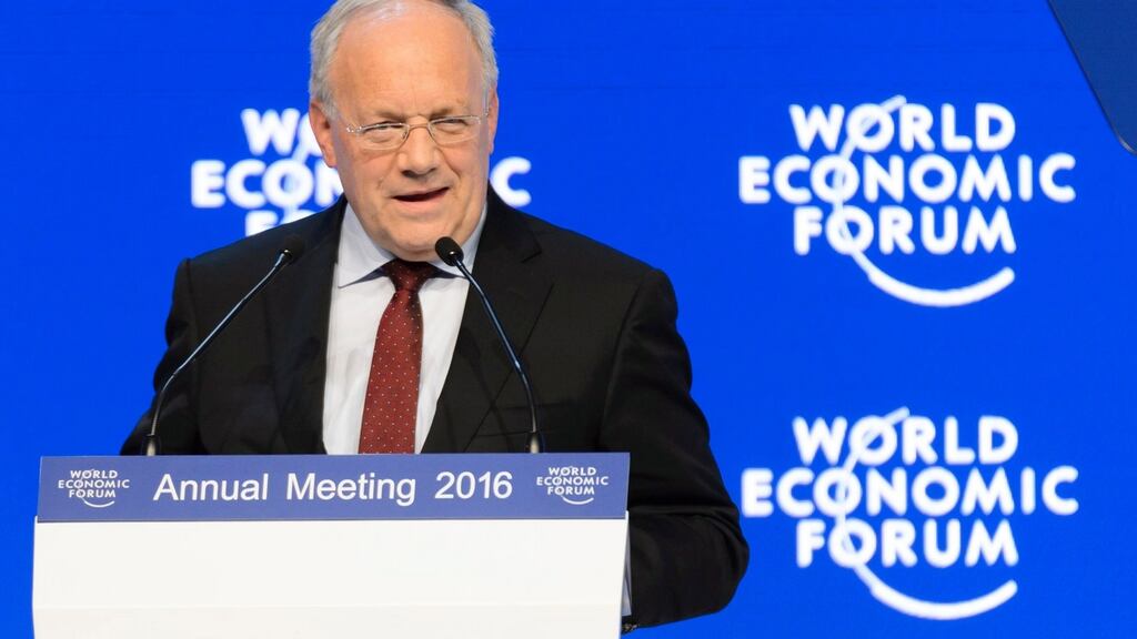 Swiss president Johann Schneider-Ammann met European Commission president Jean-Claude Juncker last Friday  with free movement  being the main focus of discussions. Photograph: Laurent Gillieron/EPA