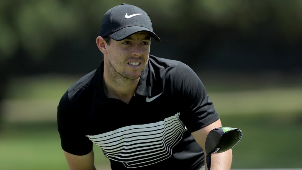 Rory McIlroy in action during the pro-am for the 2017 BMW South African Open Championship at The Glendower Golf Club. Photograph: David Cannon/Getty Images