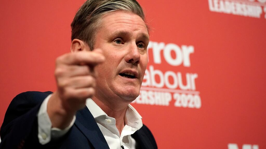 The latest poll of Labour members predicts that Sir Keir Starmer, the former British director of public prosecutions who handled the Brexit brief with considerable dexterity, will win the leadership comfortably on the first count. Photograph: Christopher Furlong/Getty Images