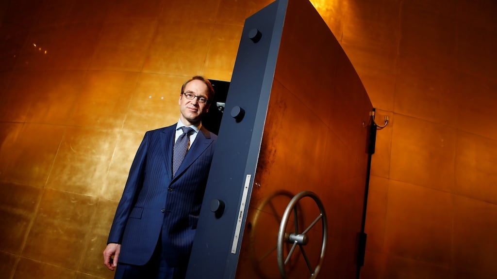 Bundesbank president Jens Weidmann. Photograph: Kai Pfaffenbach/Reuters