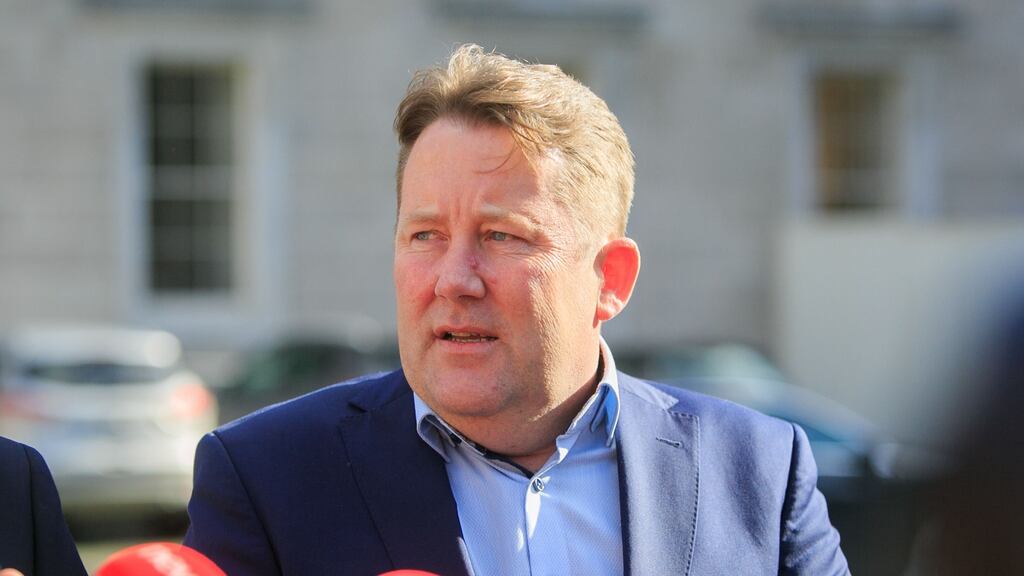 Fianna Fáil housing spokesman Darragh O’Brien has sought a meeting with the Land Development Agency  without Department of Housing officials present. Photograph: Gareth Chaney/Collins