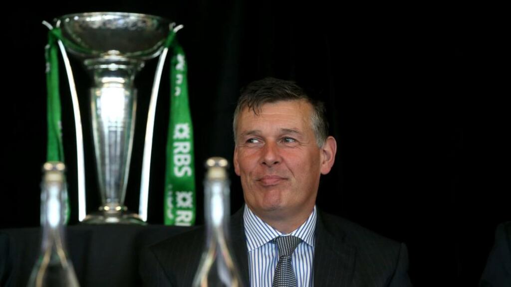 IRFU Chief Executive Philip Browne has confirmed a new sponsor will take over from Three in May 2016. Photograph: Inpho