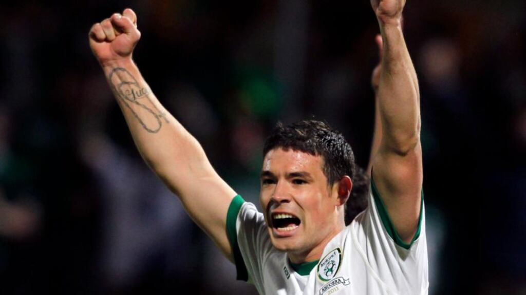 Ireland’s Darren O’Dea has joined blackpool on a month-long loan deal. Photograph: Reuters