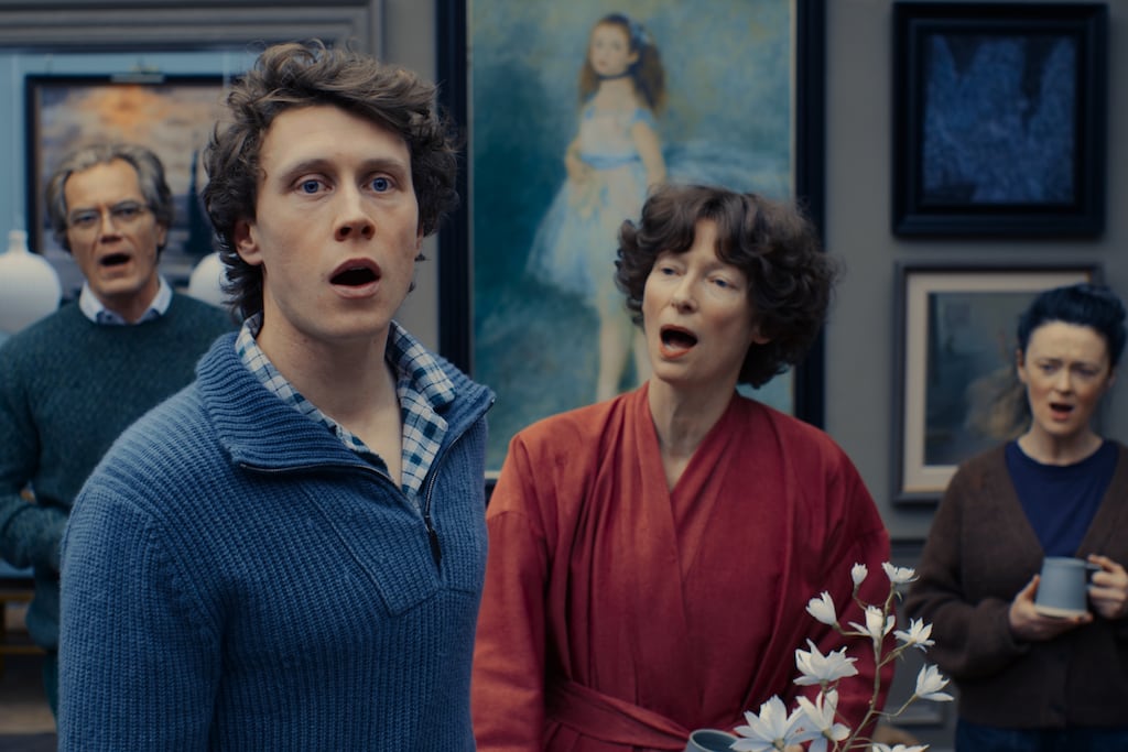 Michael Shannon, George MacKay, Tilda Swinton and Bronagh Gallagher in The End, directed by Joshua Oppenheimer