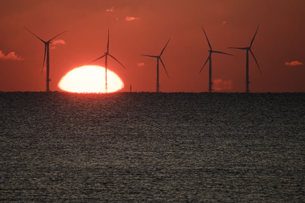 Eirgrid could spend up to €270 million on consultants to aid in building substations to pave the way for wind farms off the south coast. Photograph: Loic Venance/AFP
