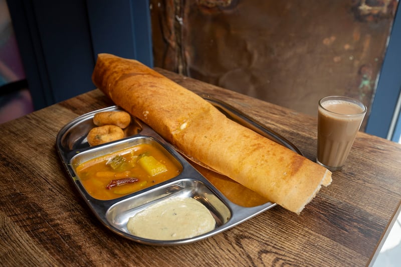 Kasi's masala dosa. Photograph: Tom Honan