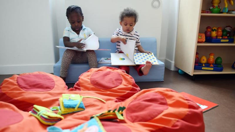 Sky-high cost of childcare: childcare accounts for about 35 per cent of income for Irish parents with two children; the average in the rest of the EU is between 10 and 12 per cent. Photograph: Loic Venance/AFP/Getty