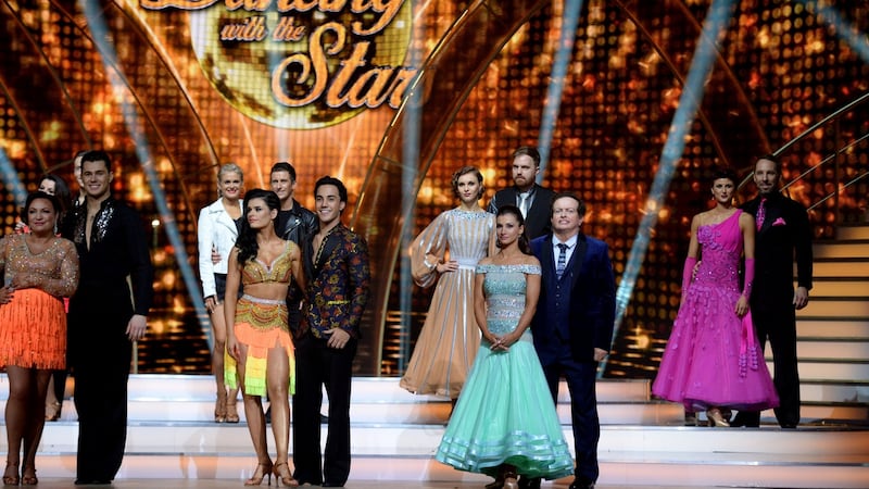Among the couples for Dancing with the Stars are Nora Casey and Vitali Kozmin with Karen Byrne with Jake Carter and Marty Morrissey with Ksenia Zsikhotska. Photograph: Cyril Byrne