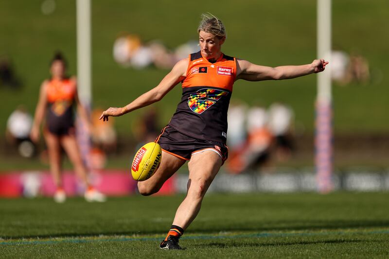 Cora Staunton in training. Photograph: Brendon Thorne/Getty