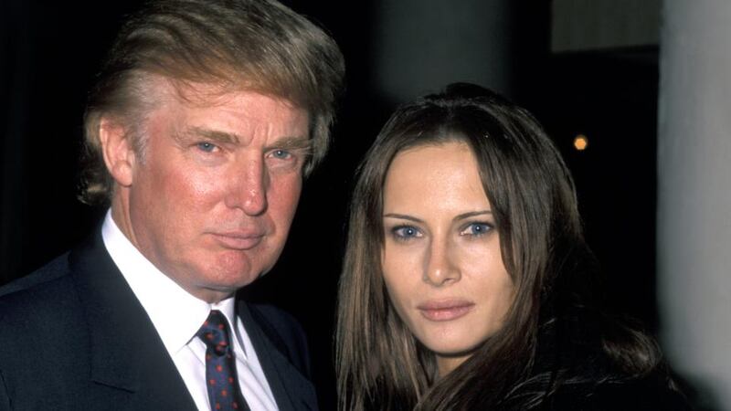Donald and Melania: the Trumps in 1998, the year they met. She got a luxurious home; he got a quiet, sexy wife. Photograph: Ron Galella/WireImage/Getty