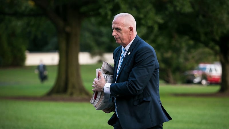 Keith Schiller: Trump has repeatedly expressed frustration at the departure of Schiller, his long-time head of security, telling a visiting lawmaker that his Oval Office suite now seems “empty”. Photograph: Al Drago/The New York Times