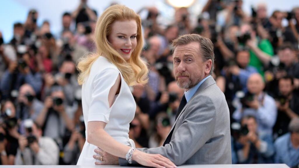 Actors Nicole Kidman and Tim Roth at a photocall for the film “Grace of Monaco” in Cannes yesterday. Photograph: Pascal le Segretain/Getty Images