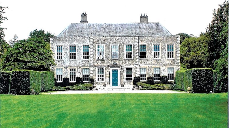 Castlemartin House in Co Kildare, top, the former home of Anthony O’Reilly, was one of John Malone’s recent Irish acquisitions