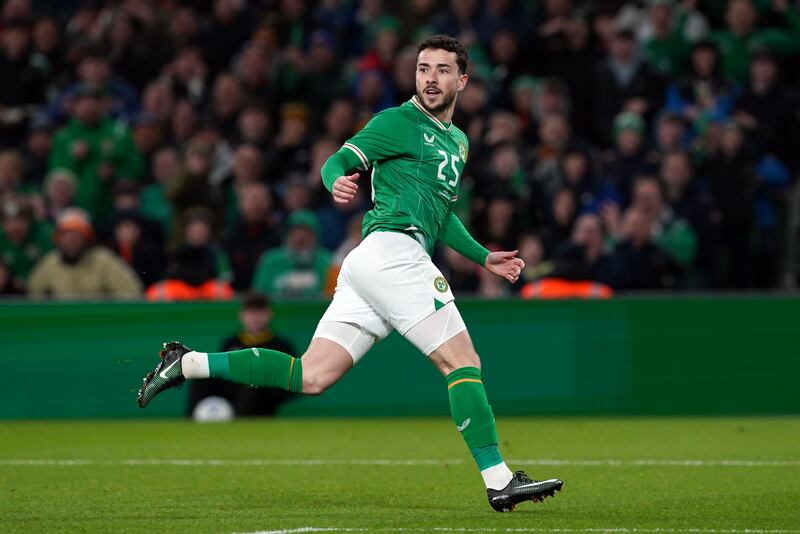 Mikey Johnston could make his first start for the Republic of Ireland against Greece on Friday. Photograph: Brian Lawless/PA Wire.