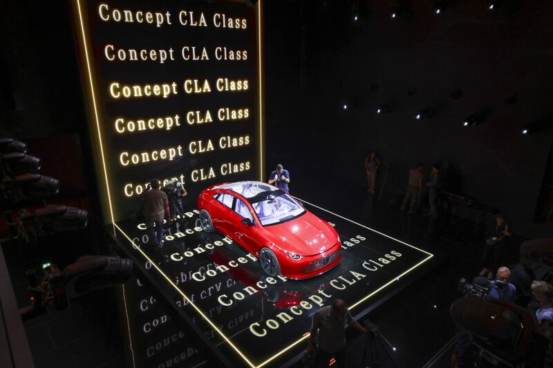 Basic models of the production version of this Concept CLA will use a lithium-iron phosphate battery