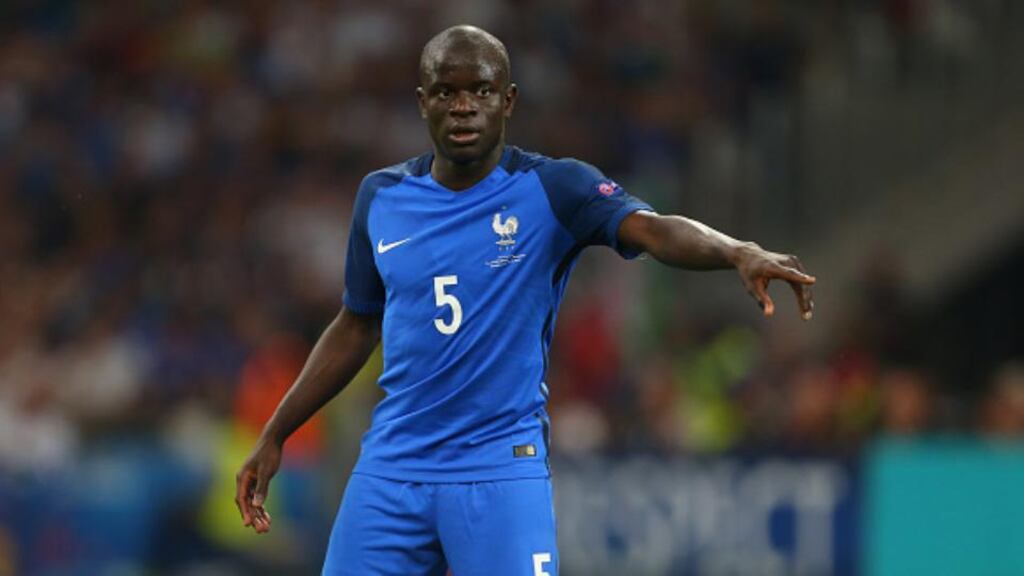 Chelsea have completed the signing of France and Leicester City midfielder N’Golo Kante. Photograph: Getty