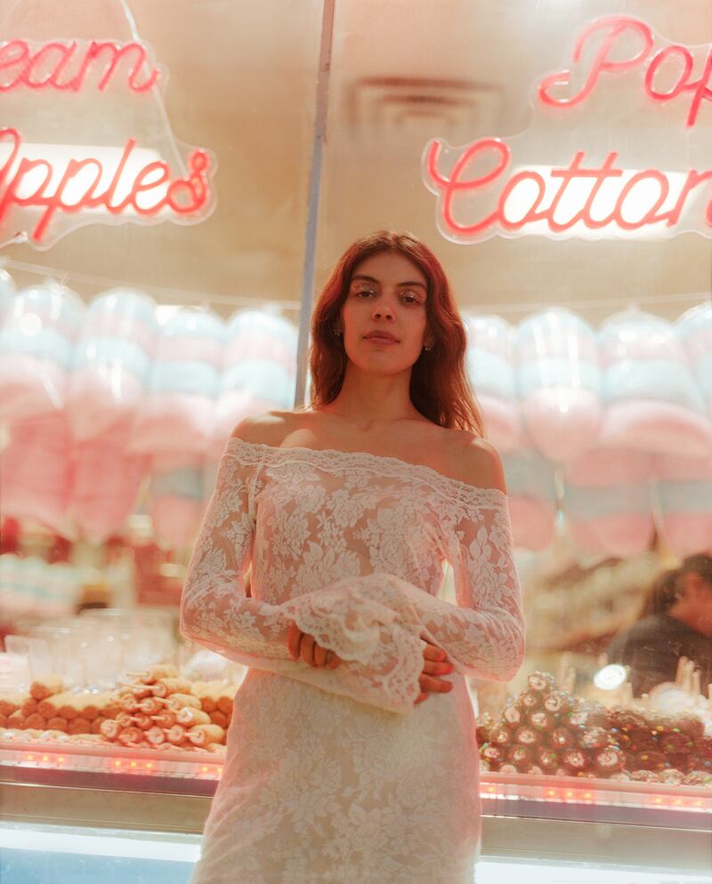 Julie Byrne inherited her love of music from her father, from whom she picked up her 'finger-style', by which the strings are plucked directly rather than with a plectrum. Photograph: Tonje Thilesen