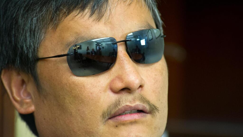 Chen Guangcheng, who last year made a daring escape from house arrest