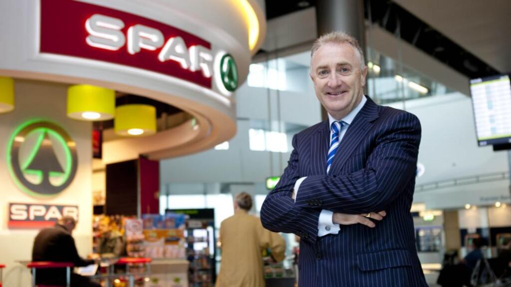 Under the tree: Leo Crawford, chairman of Spar International. Photograph: Chris Bellew/Fennell