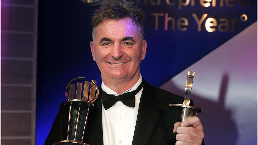 Brian Conlon, founder and chief executive of First Derivatives, previously won the EY Entrepreneur of the Year award. Photograph: Dara Mac Dónaill/The Irish Times