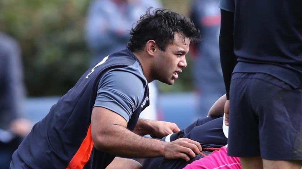 Billy Vunipola returns to the England squad for their Calcutta Cup match against Scotland at Twickenham. Photograph: David Rogers/Getty