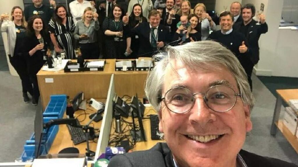 At least 20 senior officials and staff from the Department of Foreign Affairs celebrated with champagne at Iveagh House in a manner appearing to breach public health guidelines during lockdown last year.