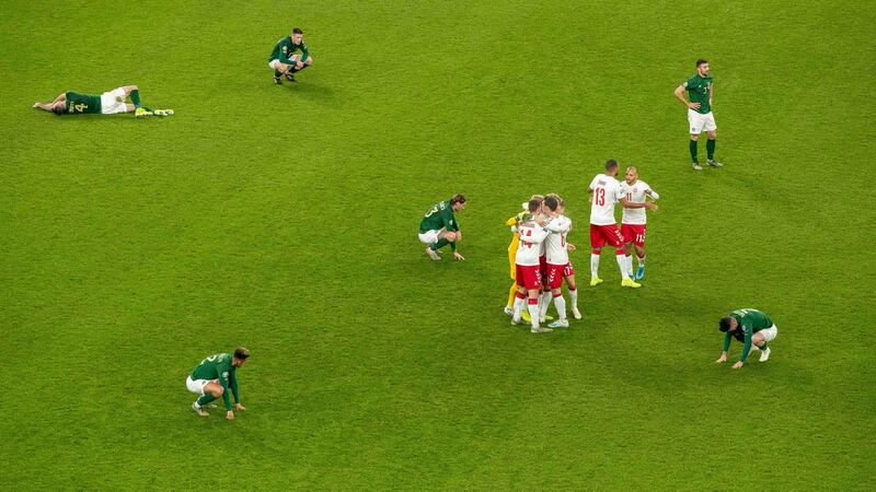 Ireland’s last fixture came against Denmark in Dublin last November. Photograph: Morgan Treacy/Inpho