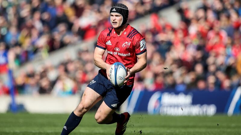 Munster’s Tyler Bleyendaal is showing signs of the form that had Canterbury folk heralding the second coming of Dan Carter. Photograph: Dan Sheridan/Inpho
